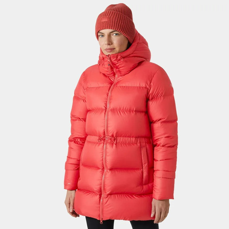 Load image into Gallery viewer, Helly Hansen W's Essence Down Parka Poppy Red Small