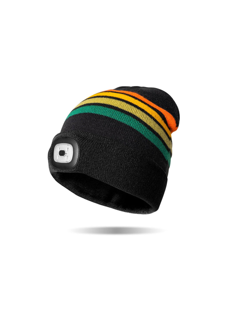 Load image into Gallery viewer, Night Scope Explorers Knitted LED Hat