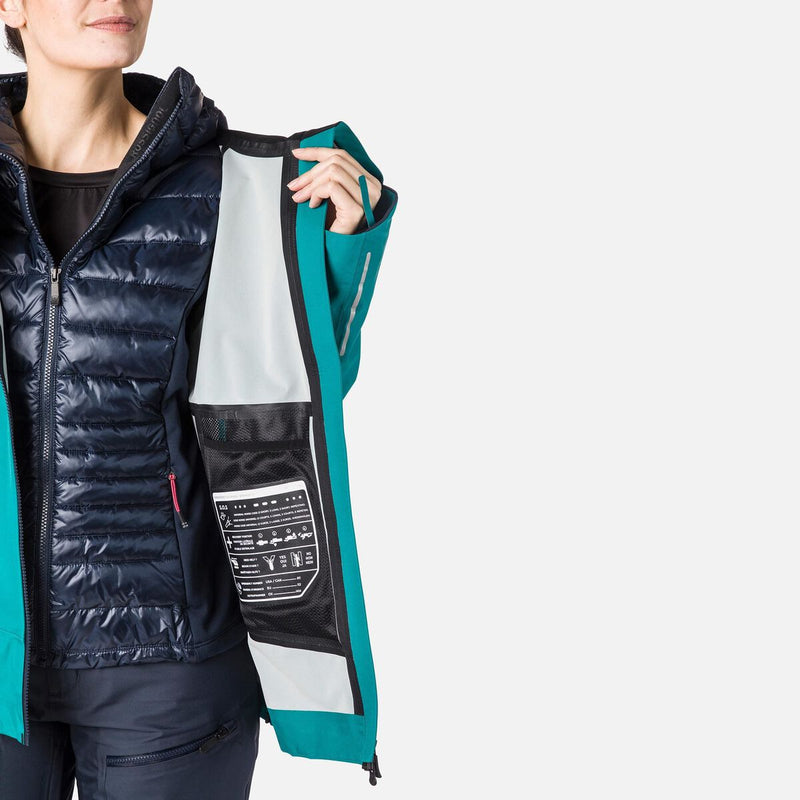 Load image into Gallery viewer, ROSSIGNOL W SKPR 3L JACKET DARK EMERALD XS