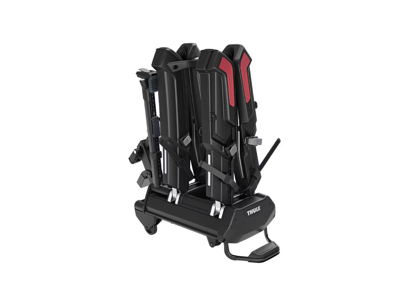 Load image into Gallery viewer, Thule Epos 2-Bike Universal Hitch Rack, Black/Silver