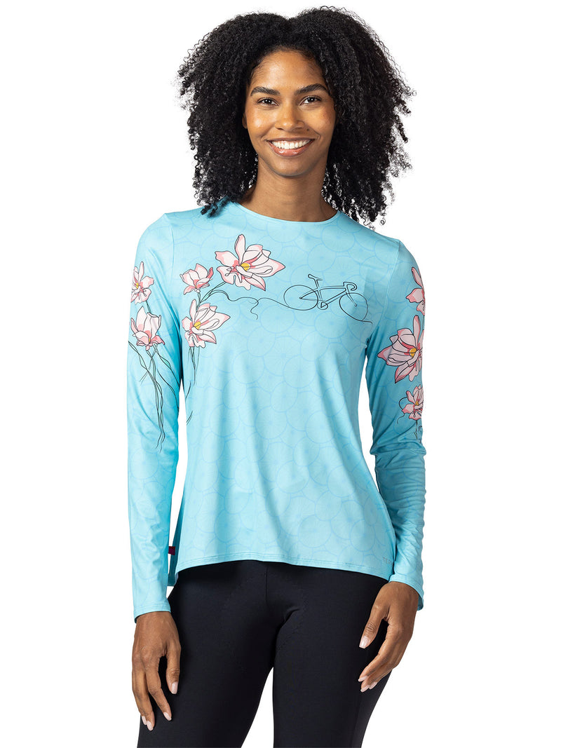 Load image into Gallery viewer, Terry Soleil Flow Long Sleeve Top
