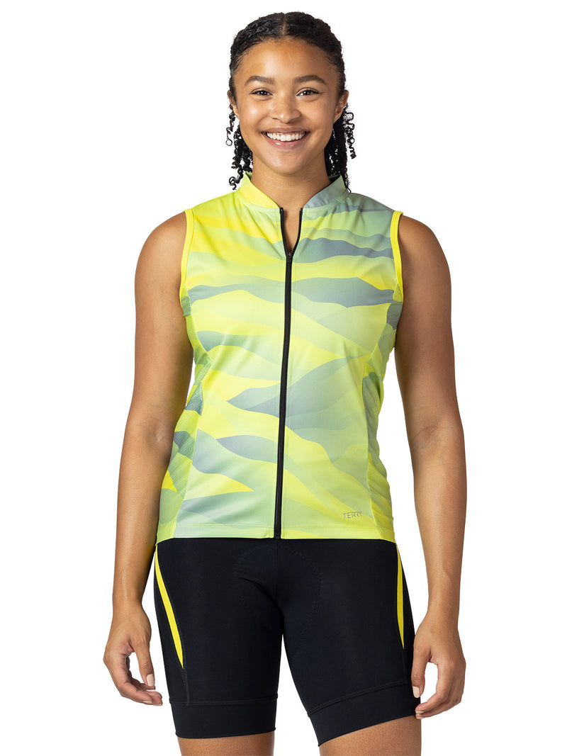 Load image into Gallery viewer, Terry Breakaway Sleeveless Jersey Full Zip
