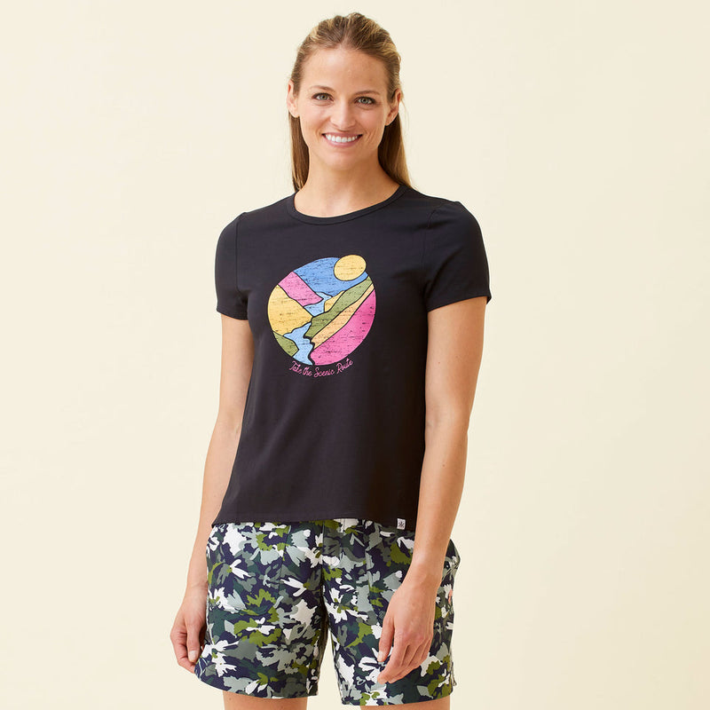 Load image into Gallery viewer, Aila Graphic Shortsleeve Top
