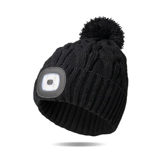 Night Scope Nova Pom Hat Black